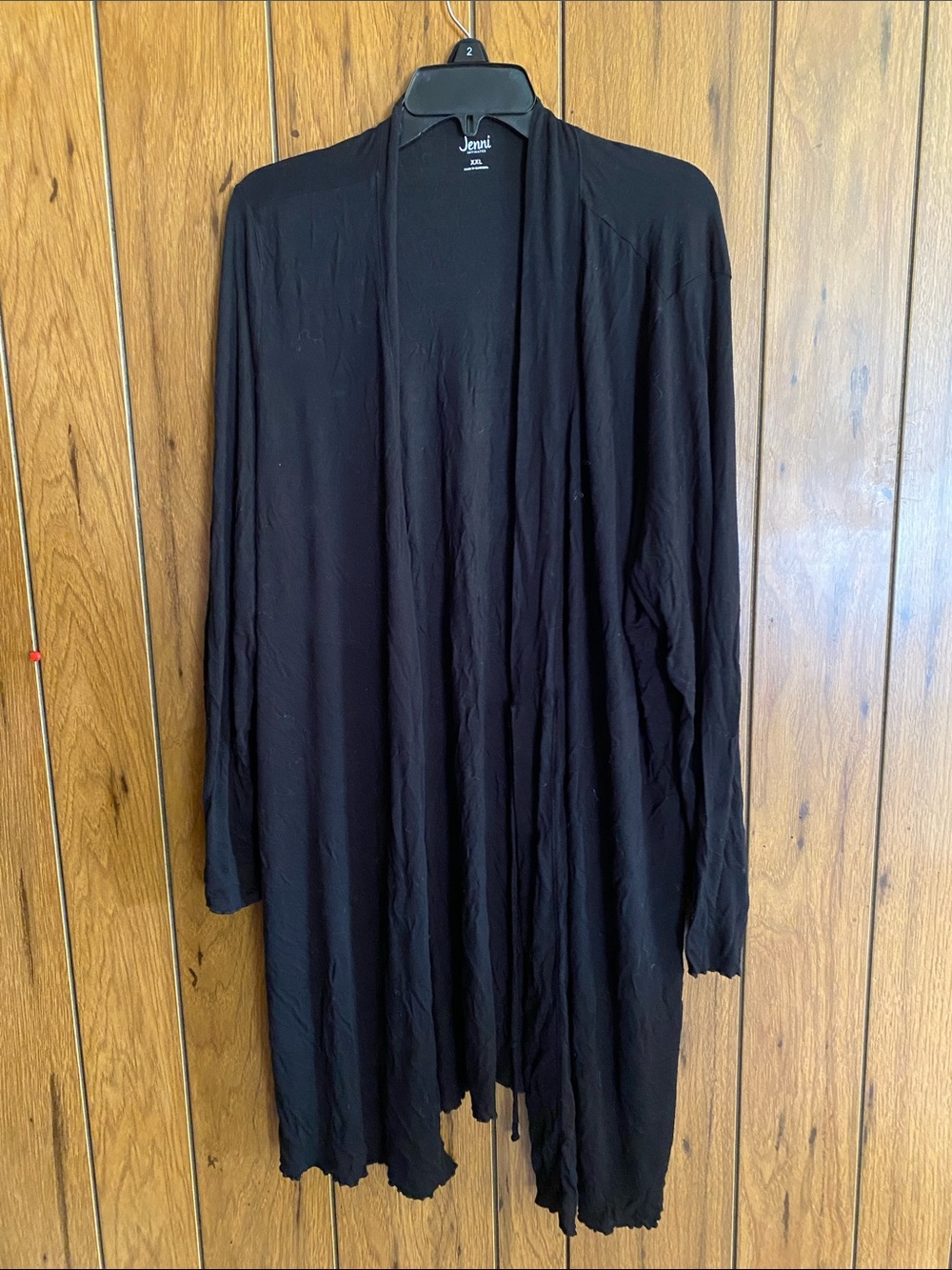 Jenni Black Open Drape Cardigan